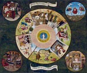 The Seven Deadly Sins — Hieronymus Bosch, Northern Renaissance