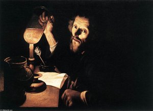 A Doctor Examining Urine — Trophîme Bigot, Baroque