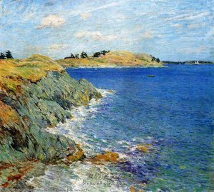 Ebbing Tide, Version Two — Willard Leroy Metcalf, Impressionism