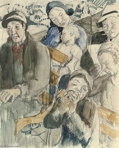 Study For The Top Of The Bus — Harold Harvey