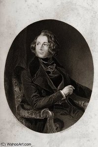 Charles Dickens Engraved By Emden — Daniel Maclise