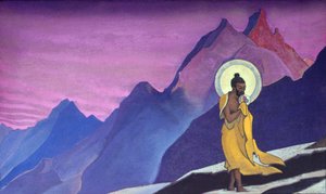 Blessed Soul (bhagavan Sri Ramakrishna) — Nicholas Roerich, Art Deco