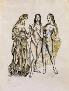Les Trois Graces — Léonard Tsuguharu Foujita