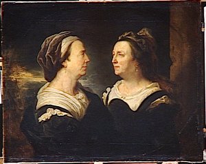 MADAME RIGAUD EN DEUX ATTITUDES DIFFERENTES