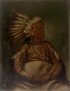 O Mata Ah Luta (red Plume) — Antonion Zeno Shindler