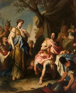Alexander The Great And Roxane — Pietro Antonio Rotari, Baroque Painting