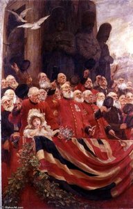 The Guards' Cheer — Sir Hubert Von Herkomer