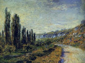 The Road From Vetheuil — Claude Monet