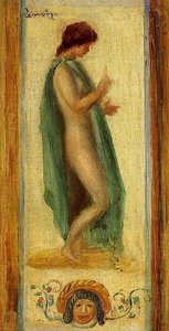 Studie Eines Frauenkopfes Für Oedipus — Pierre-auguste Renoir, Impressionism