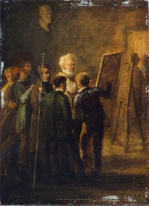 The Studio Of Guillaume Guillon-lethière — Charles Landseer