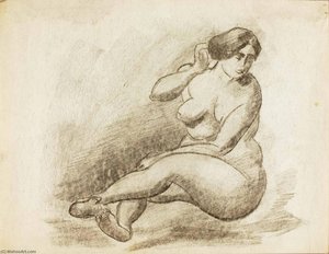 Seated Female Nudes — Carl Newman