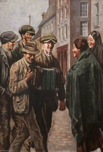 The Melodeon Player — William Conor