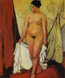 Nude Woman With Drapery — Suzanne Valadon, Post-impressionism