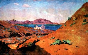 Crimea. Koktebel. Ruins Of Kordon. — Anna Ostroumova-lebedeva, Post Impressionism