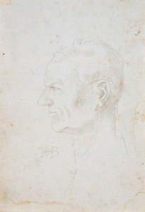 Man's Head In Profile — Hans Baldung