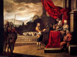 Joseph Explaining The Dream To Pharaoh — Antonio Del Castillo