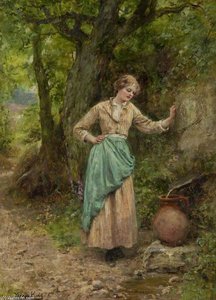 Girl At A Well — Henry John Yeend King