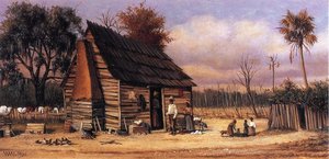 Negro Cabin With Palm Tree — William Aiken Walker