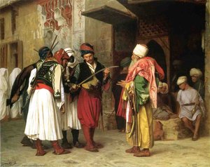 Old Clothing Merchant In Cairo (also Known As Roaving Merchant In Cairo) — Jean-léon Gérôme, Orientalism
