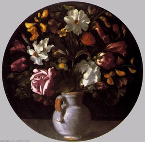 Vase Of Flowers — Juan Fernández De Navarrete