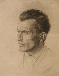 Study Head (young Man) — John Ottis Adams