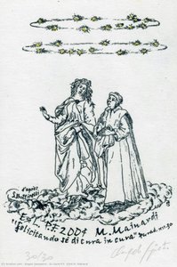 Ex Libris P.f. 2004 M. Mainardi — Angelo Sampietro