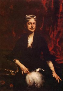 Portrait Of Mrs. John Joseph Townsend (catherine Rebecca Bronson) — John Singer Sargent, Academic Realism