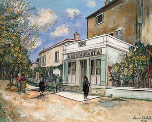 Restaurant Bibet At Saint Bernard — Maurice Utrillo
