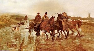 Czworka — Józef Chełmoński