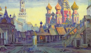 Stage Design For Mussorgsky's Opera 'khovanshina' — Konstantin Yuon