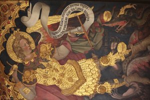 The archangel Gabriel Jacobello del Fiore (Triptych of Justice)