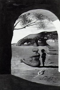 Mysteriöse Mundöffnung Im Rücken Meiner Krankenschwester — Salvador Dalí, Surrealist Movement