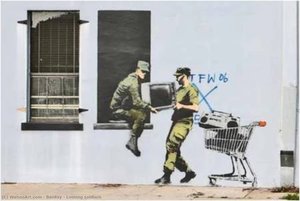 Looting Soldiers — Banksy