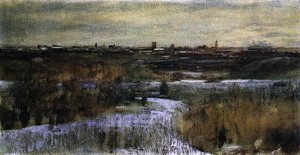 Winter: Central Park — Dwight William Tryon