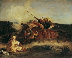Fantasia Arabe — Eugène Delacroix, Romanticism