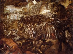 La Captura De Parma Por Federico Ii — Jacopo Tintoretto, Barroco
