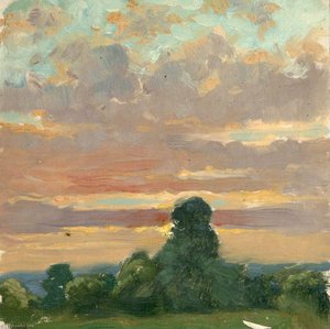 Trees And Skyscape — Sidney Herbert Sime