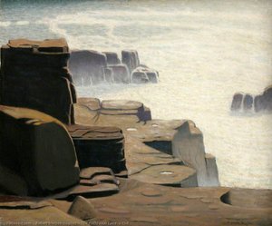 The Cliffs Near Land's End — Robert Morson Hughes