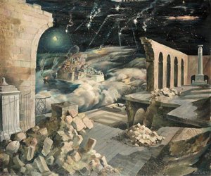 Malta The Harbour Barrage From The Upper Barracca — Leslie Cole