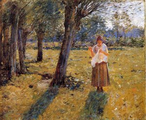 October Sunlight — Theodore Robinson