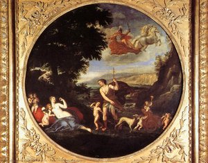 Autumn (venus And Adonis) — Francesco Albani (l'albane), Baroque