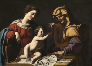 Virgin And Child With Saint Anne — Antiveduto Gramatica