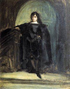 Selbstporträt Als Ravenswood — Eugène Delacroix