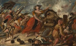 Sketch For 'the Maid Of Saragossa' — Benjamin Robert Haydon