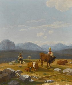 On The Alpine Pasture — Вильгельм Фон Кобелль