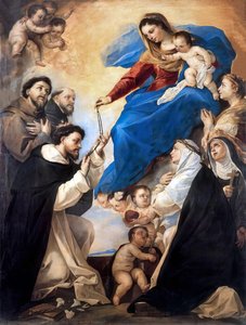Our Lady Of The Rosary — Luca Giordano