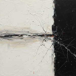 Fractured Horizon: A Monolithic Study Of Light, Shadow, And Eternal Silence — Laurent Fabre