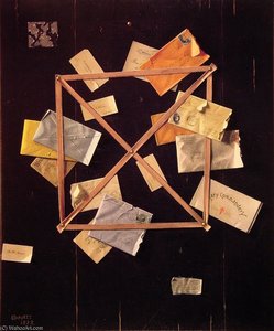 Mr Hultings Rack Picture — William Michael Harnett