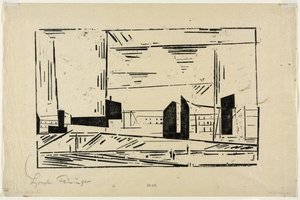 Suburb, 1 — Lyonel Feininger