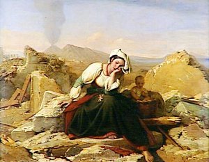 Le Lendemain Du Tremblement De Terre — Louis Léopold Robert